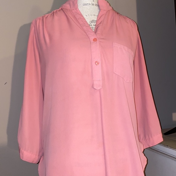 TeenBell rose mauve pink blouse women’s shirt ladies business casual top Medium​ - Picture 5 of 10